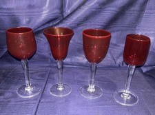 MCM Hand Blown Liqueur Ruby