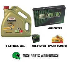 Kawasaki GT 550 G 1983-1990 CASTROL OIL AIR FILTER SPARK PLUGS SERVICE KIT