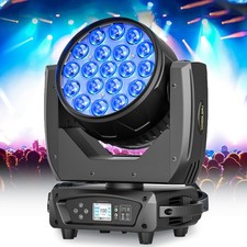 LED 19x20W Zoom Moving Head Stage Light RGBW DMX Beam Wash Lighting DJ Disco Bar