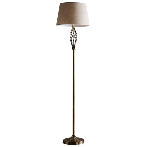 Antique brass barley twist - brass,