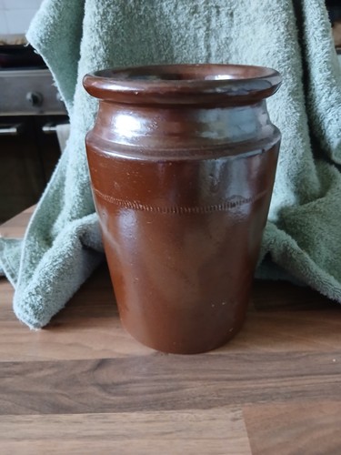 Vintage dark salt glaze - vintage,