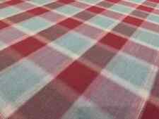 Laura Ashley Penrith Check Cranberry Fabric PER METRE