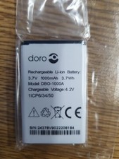 Genuine DORO DBO-1000A BATTERY FOR DORO 3.7V 1372 / 2404 / 1370 1000mAh