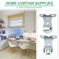  2 Sets Home Curtain Supplies Window Blind Brackets Roller Shade Parts