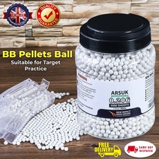 Airsoft BB Pellets 6mm High-Grade Biodegradable Plastic Bullets .20g 5000 Shots