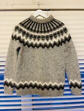 Hand knitted Icelandic jumper 100% genuine Lopapeysa
