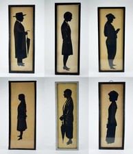 ANTIQUE SILHOUETTE FULL BODY PORTRAIT by BARON SCOTFORD – VARIOUS AVAILABLE
