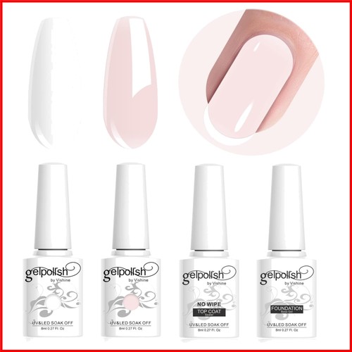 Chic french manicure gel kit - french,