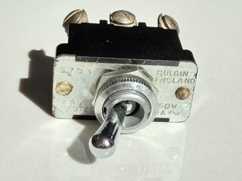 Bulgin vintage switch - vintage, dpst