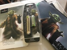 NEW SHEAFFER STAR WARS BUNDLE—YODA FOUNTAIN PEN + JOURNAL+ YODA PENCIL CASE#