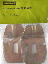 Pair metal mounting brackets - metal,