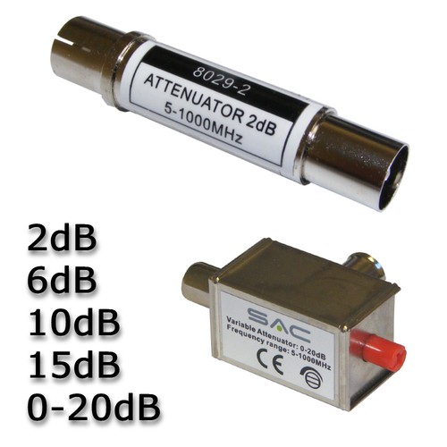 Aerial attenuator vhf uhf - aerial,