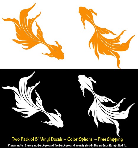 Fancy goldfish two - goldfish, vinyl