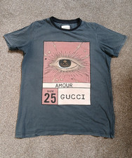 Gucci Men's T-Shirt  Amour Black 