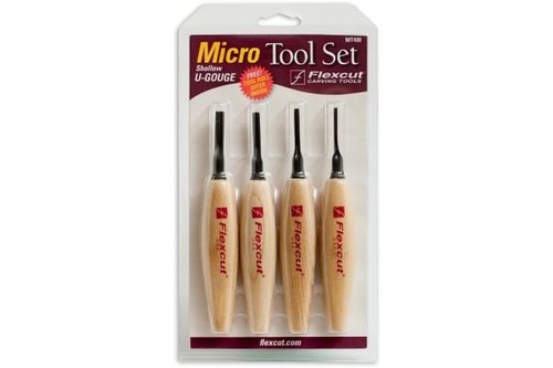 Flexcut shallow gouge - u-gouge, micro