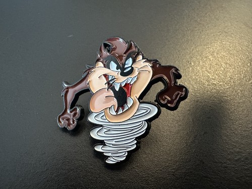 Tasmanian devil taz enamel pin - enamel,