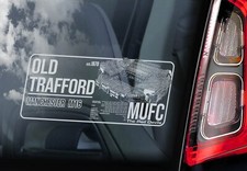 OLD TRAFFORD Car Sticker -