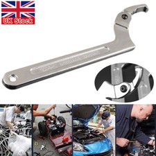 Adjustable Hook Wrench C Spanner Car Bike Motorcycle Repair Hand Tool 19-76mm UK