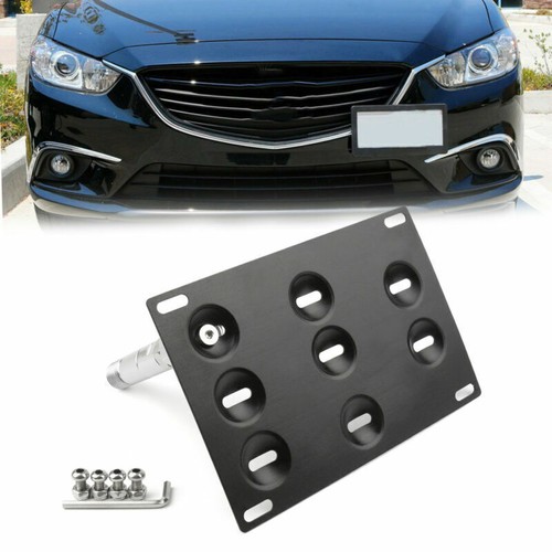 Bumper tow hook license plate - tow,