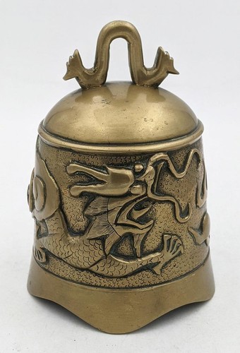 Chinese brass temple bell - temple,