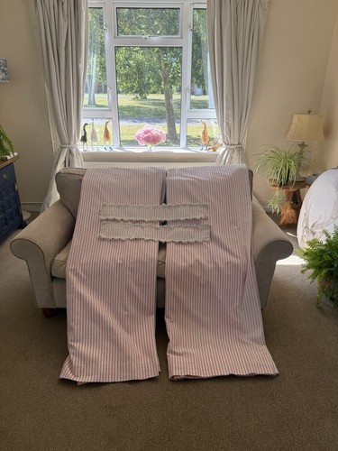Susie watson curtains rose - curtains,