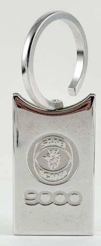 Vintage saab 9000 keychain fob - saab,