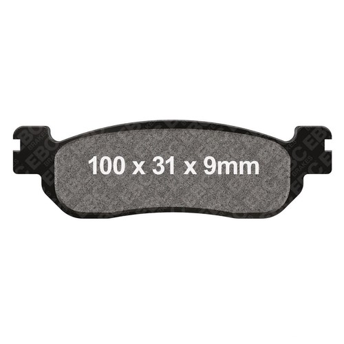 Pair ebc brake pads - of,