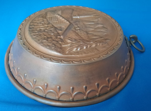 Vintage copper baking mould - copper,