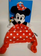 Disney Mickey & Friends Minnie Mouse Baby Comforter Soft Toy Blankie New Gift