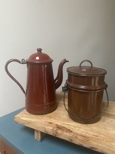 Vintage enamelware Coffee Pot