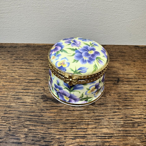 Fenton bone china trinket box - fenton,