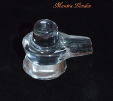 100% Original Sphatik Crystal Siva Linga Pooja Shiva Ling Shivling Lingam Yantra