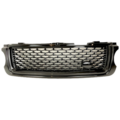 Front grille gloss black - front,