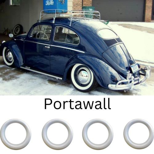 Tire trim white wall - tire, set