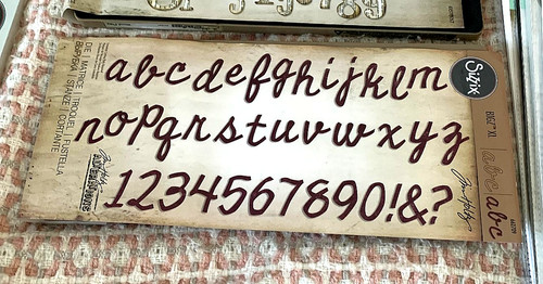 Alphabet cutout script tim - cutout,