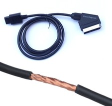 SNES PAL Scart TV cable lead -