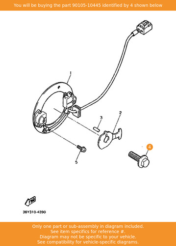 Yamaha bolt flange - bolt,,
