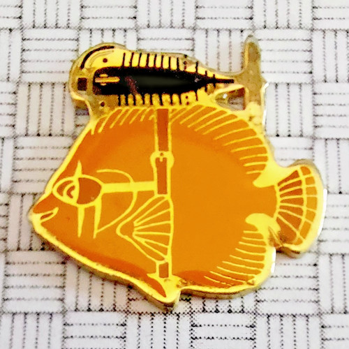 Vintage golden fish - fish, with