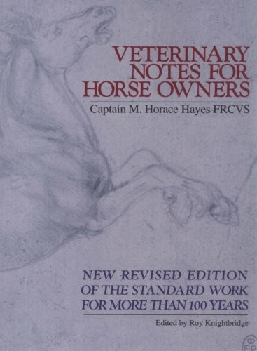 Veterinary notes for horse - for,