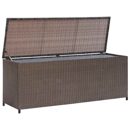 Rattan garden storage box - storage,