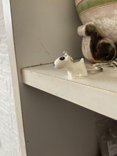 English Bull Terrier Bully Dog Resin Handbag Charm Keyring