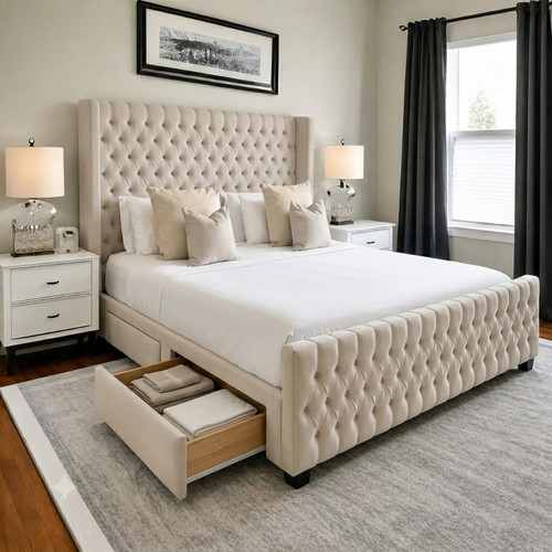Reinforced divan bed set - bed,