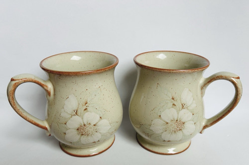 Pair denby england tea - denby,