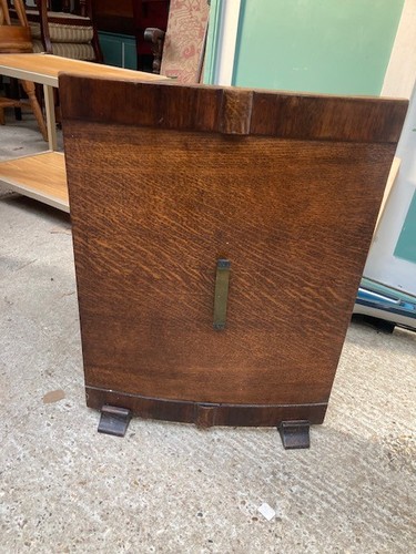 Brown wooden fire screen - brown,