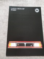 Lancia Delta HF Turbo German market 1983 Sales Brochure MINT