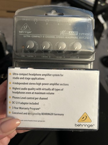 Behringer microamp ha400 - behringer,