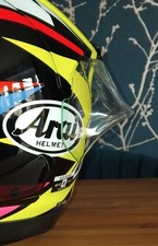 Genuine Arai RX-7 Diffuser Spoiler Clear For RX7V, RX7X, Corsair-X