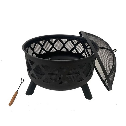 Large black outdoor - black, heater