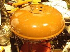 Vintage 70's Weber Smokey Joe sj100 BBQ Kettle Camping Picnic Grill  barn fresh