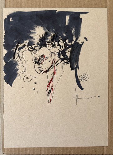 Jock joker original art - jock,